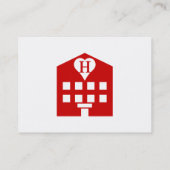 Liebe Hotel Japanese Emoji Visitenkarte (Rückseite)