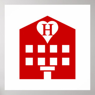 Liebe Hotel Japanisch Emoji Poster