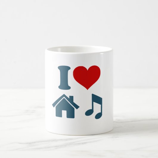 Liebe House Music coffee Tasse | Ibiza-Geschenke (Mittel)