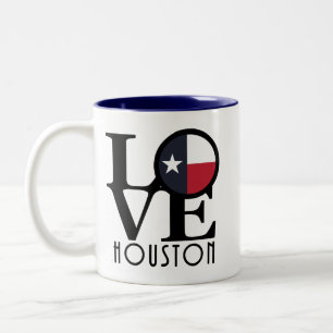 LIEBE Houston Texas 11oz Zweifarbige Tasse