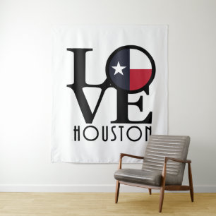 LIEBE Houston Wandteppich