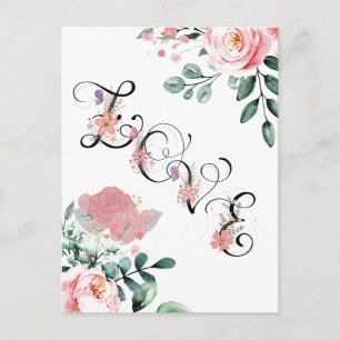 Liebe hübscher Frühling/Postkartendesigner Postkarte