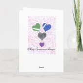 Liebe Hues Grußkarte Karte (Rückseite)