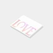 Liebe Huf Rot Post-it Klebezettel (angewinkelt)