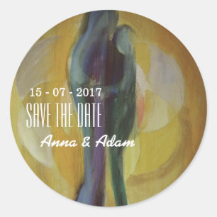 Liebe Hug Couple Wedding Sticker