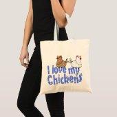 Liebe-Hühner - Tasche (Vorderseite (Produkt))