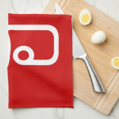 Liebe / HUK Thai Isan Langauge Skript Geschirrtuch (Viertel Falte)