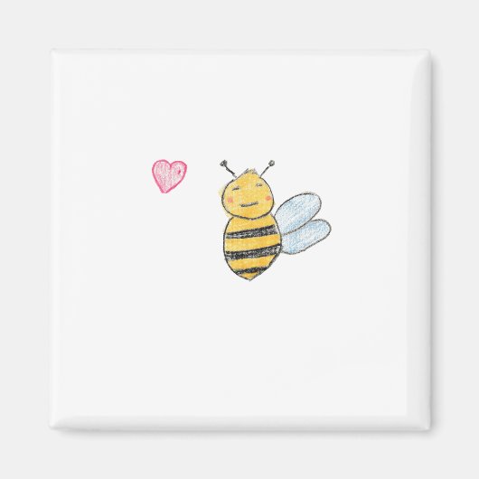 Liebe Hummel Magnet (Vorne)