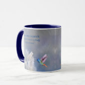 Liebe HUMMINGBIRDS so viel ich so viel Spaß Zitat Tasse (Vorderseite Links)