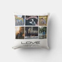 Liebe-Hund-Familienporträt-Collage-Design