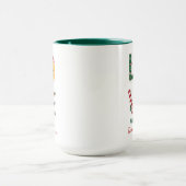 LIEBE Hund Personalisiert Weihnachtsfamilie Tasse (Zentrum)