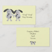 Liebe Hunde-Grooming-Visitenkarte Visitenkarte (Vorne/Hinten)