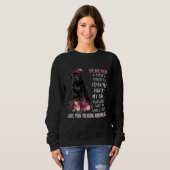 Liebe Hunde Mops Mama Glücklich Muttertag Sweatshirt (Vorne ganz)