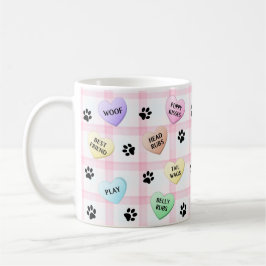 Liebe Hunde Worte drucken Tasse