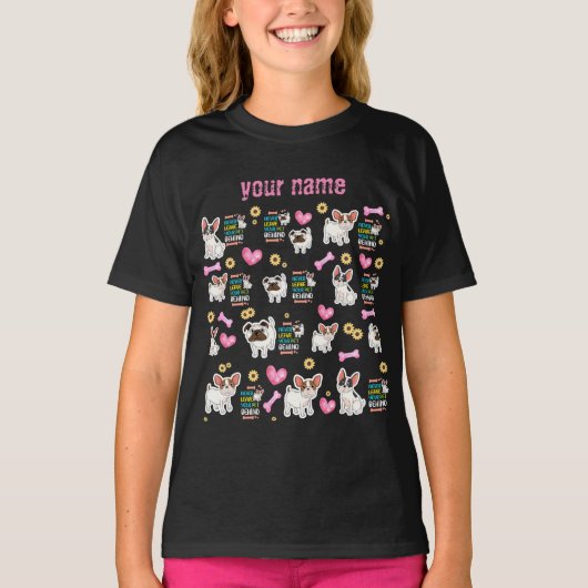 LIEBE HUNDE ZAHLEN ICH LIEBE MEIN HUND PET T-Shirt (Vorderseite)