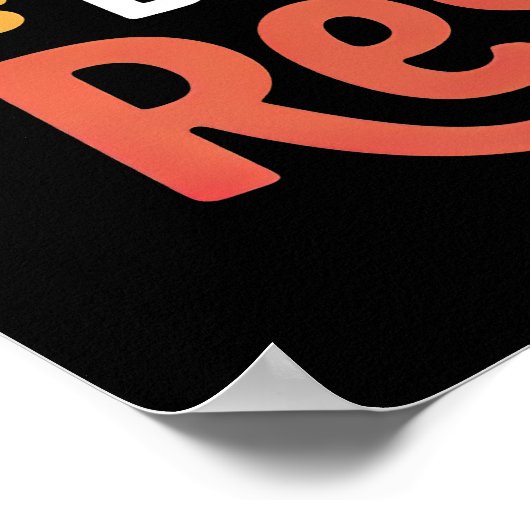 Liebe-Hundeschreibung Poster (Ecke)