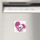 Liebe Hurt Skull Magnet (In Situ (Geschirrspüler))