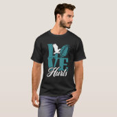 Liebe Hurts Eagles Retro T-Shirt (Vorne ganz)