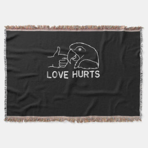 Liebe Hurts Parrot Lovers African Gray Budgerigar Decke