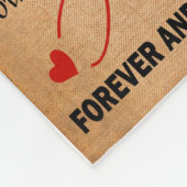 Liebe Husband | Brief an meinen Mann I Liebe Sie Fleecedecke (Ecke)