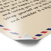 Liebe Husband | Brief an meinen Mann I Liebe Sie Fotodruck (Ecke)