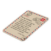 Liebe Husband | Brief an meinen Mann I Liebe Sie Magnet (Linke Seite)