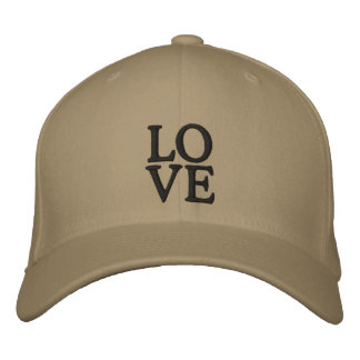 LIEBE-HUT BESTICKTE KAPPE
