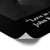 Liebe/Hut-Zitat für Sammelkunstposter Poster (Ecke)