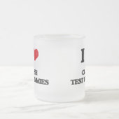 Liebe I Abbruchs-Test-Attrappen Mattglastasse (Mittel)