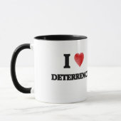 Liebe I Abschreckung Tasse (Links)