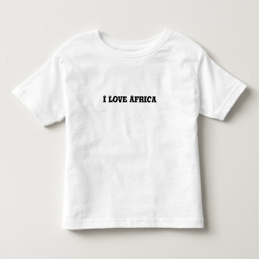 Liebe I Afrika-Kleinkind-T - Shirt (Vorderseite)