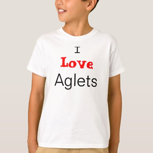 Liebe I Aglets T-Shirt (Vorderseite)