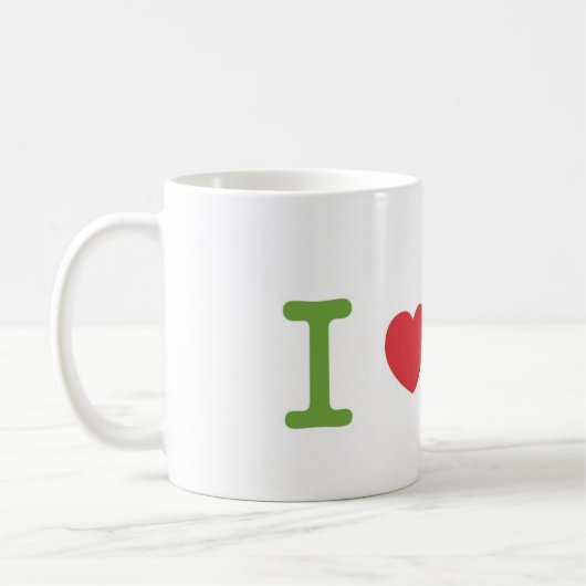 Liebe I Android Kaffeetasse (Links)