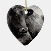 Liebe I Angus-Rindfleisch-Kuh Keramikornament (Rechts)