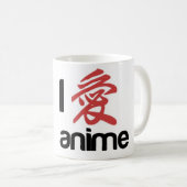 Liebe I Anime Kaffeetasse (VorderseiteRechts)