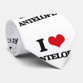 Liebe I Antilope Krawatte (Gerollt)