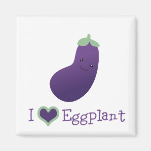 Liebe I Aubergine Magnet