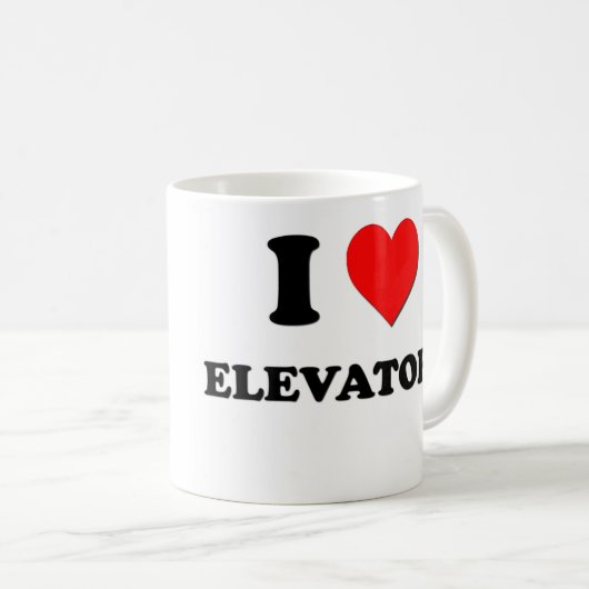 Liebe I Aufzüge Kaffeetasse (VorderseiteRechts)