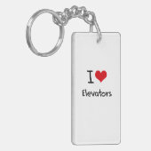 Liebe I Aufzüge Schlüsselanhänger (Vorderseite links)