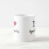 Liebe I Augen-Diagramme Kaffeetasse (Mittel)