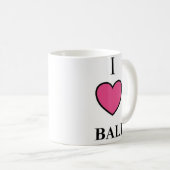 Liebe I Bali-Tasse Kaffeetasse (VorderseiteRechts)