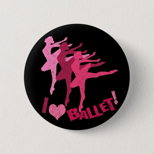 Liebe I Ballett Button (Vorderseite)