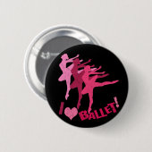 Liebe I Ballett Button (Vorne & Hinten)