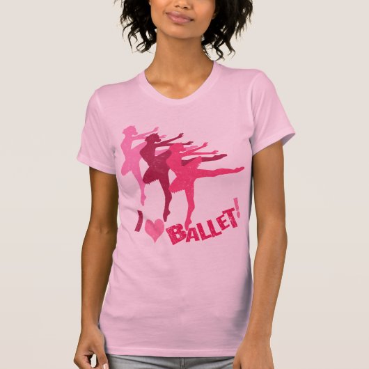 Liebe I Ballett T-Shirt (Vorderseite)