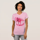 Liebe I Ballett T-Shirt (Vorne ganz)