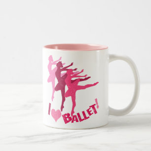 Liebe I Ballett Zweifarbige Tasse