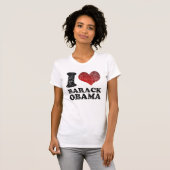 Liebe I Barack Obama T-Shirt (Vorne ganz)