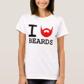 Liebe I Bärte T-Shirt (Vorderseite)