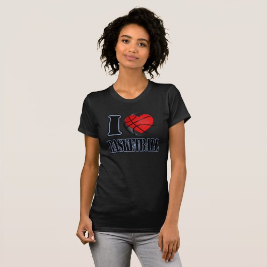 Liebe I Basketball-T - Shirt (Vorne ganz)