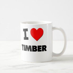 Liebe I Bauholz Kaffeetasse